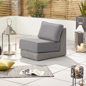 Nova - Luxor 4E Corner Sofa Set - White Wash