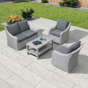 Nova - Heritage White Wash Harper Sofa Set - 2 Seater