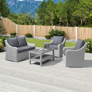 Nova - Heritage White Wash Harper Sofa Set - 2 Seater