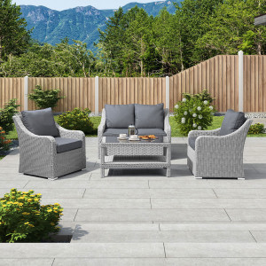Nova - Heritage White Wash Harper Sofa Set - 2 Seater