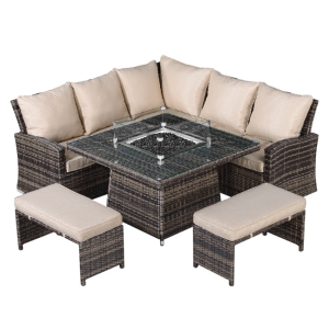 Cover Pack For Chimes Cambridge / Ciara Compact with Fire Pit Corner Dining Set