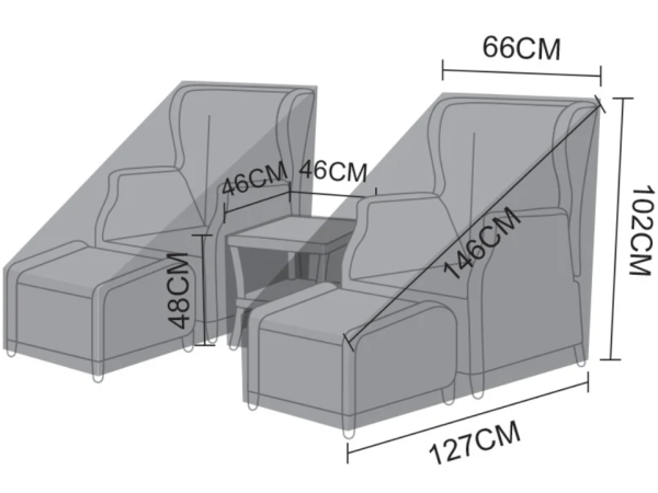 Cover Pack for Skylar/Amore Lounge Set