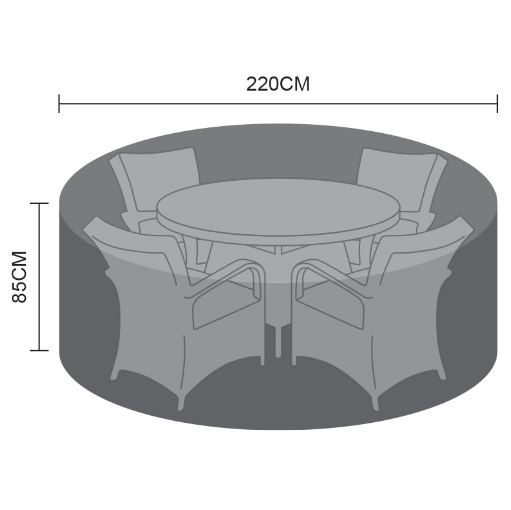 Cover Pack For Chimes 4 Seater Round Dining Set